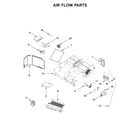 KitchenAid YKMHS120EW9 air flow parts diagram