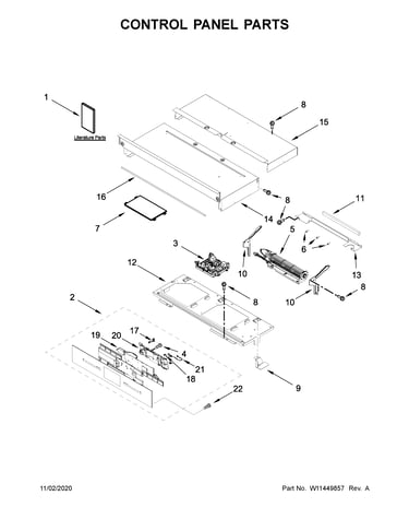 Control panel parts