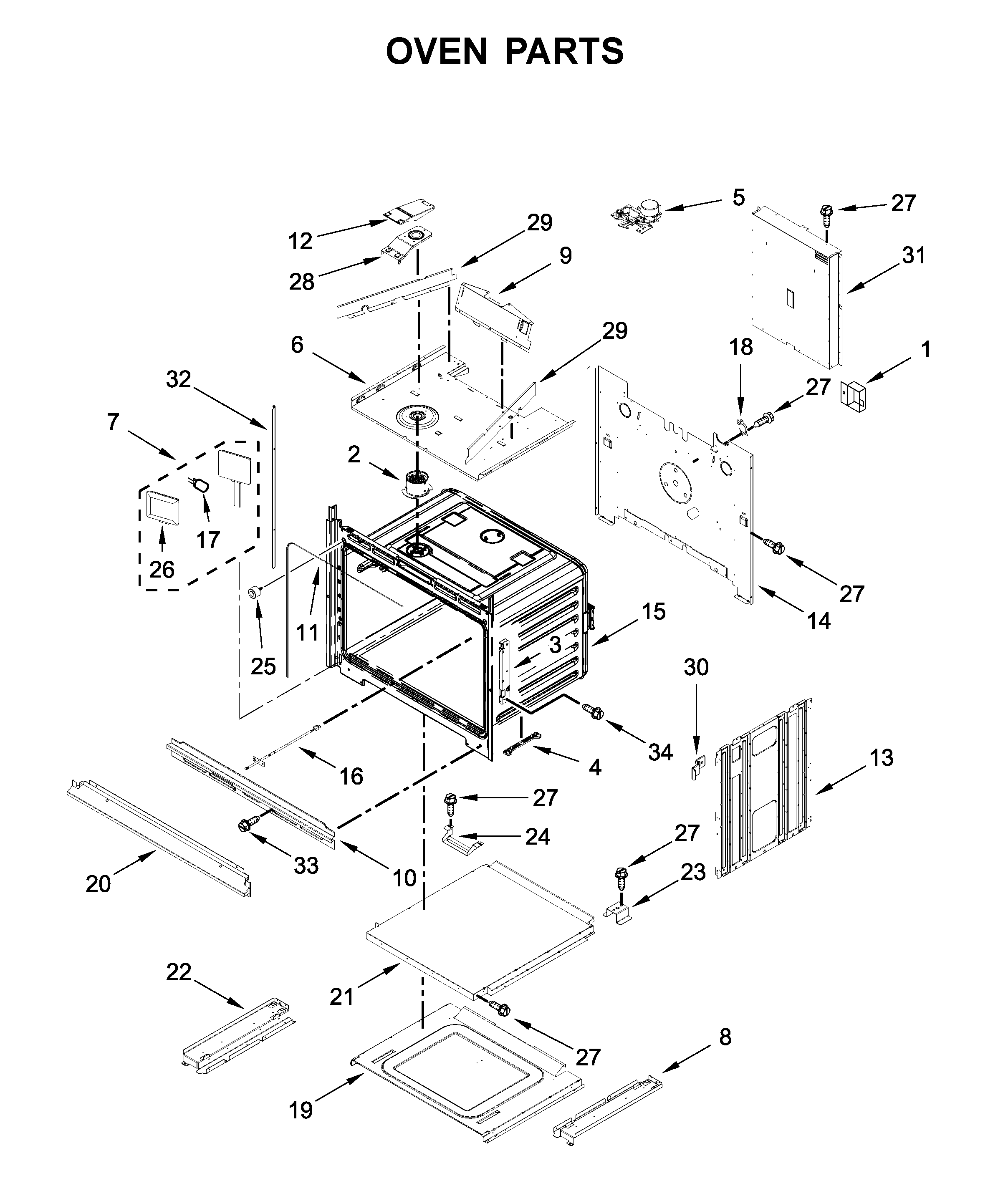 Oven parts