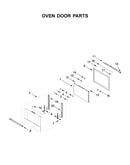 Oven door parts