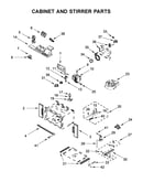 Cabinet and stirrer parts