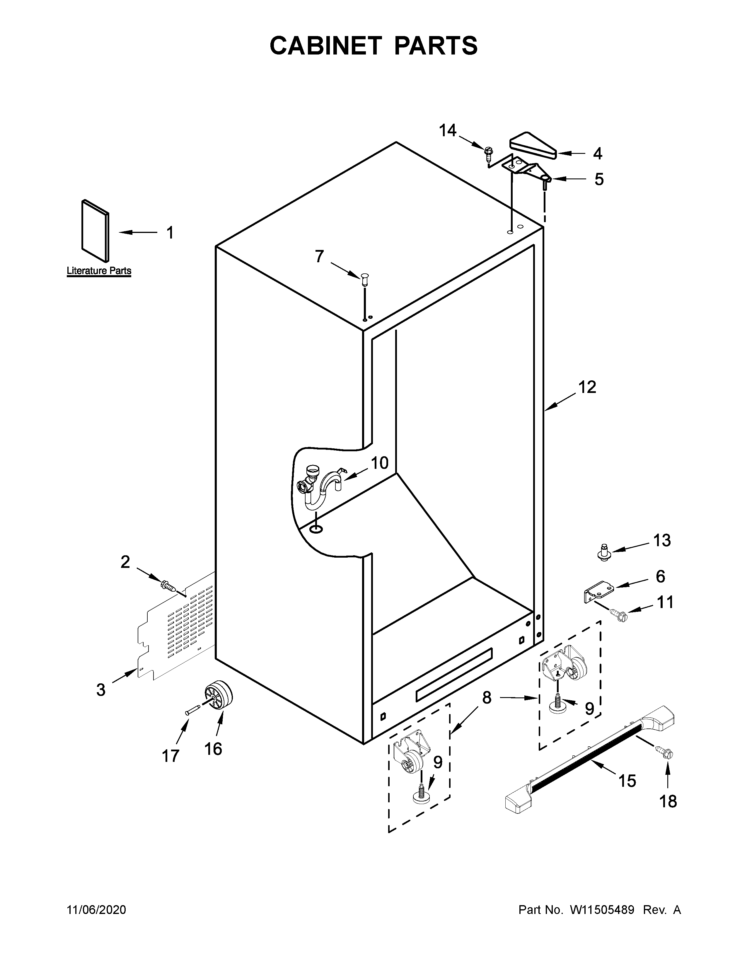 Cabinet parts