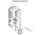 Whirlpool WRS325SDHZ00 refrigerator liner parts diagram
