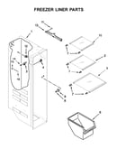 Freezer liner parts