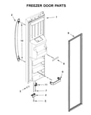 Freezer door parts
