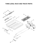 Third level rack and track parts