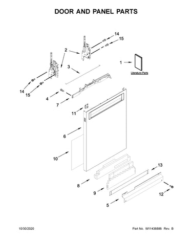 Door and panel parts