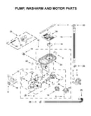 Pump, washarm and motor parts