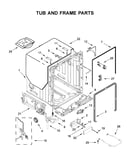Tub and frame parts