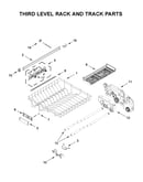 Third level rack and track parts