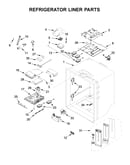 Refrigerator liner parts