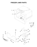 Freezer liner parts