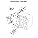 Whirlpool WRF535SWHZ05 refrigerator liner parts diagram