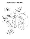 Refrigerator liner parts
