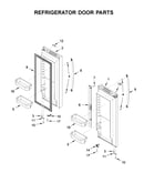 Refrigerator door parts