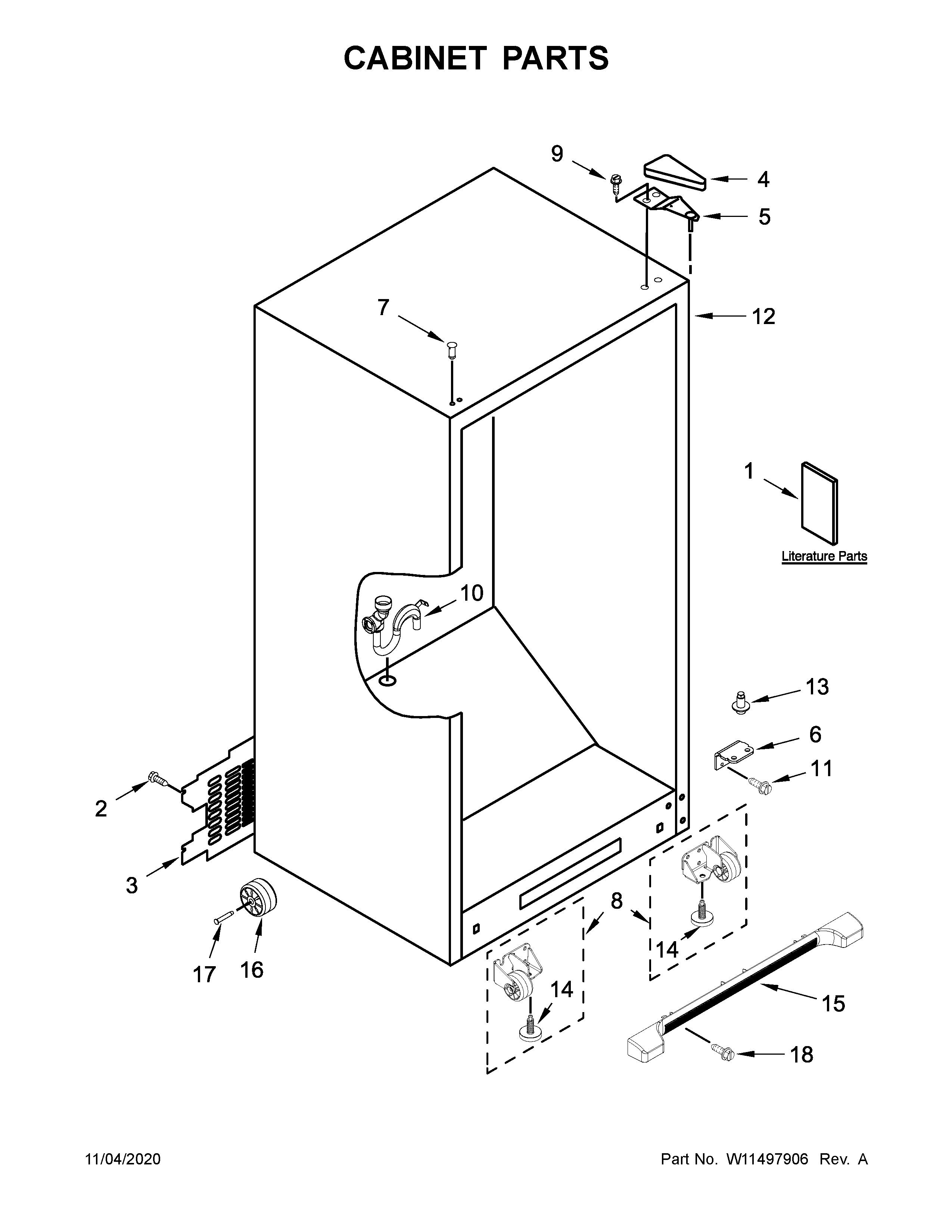 Cabinet parts