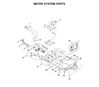 Whirlpool WFW862CHC3 water system parts diagram