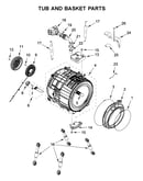 Tub and basket parts