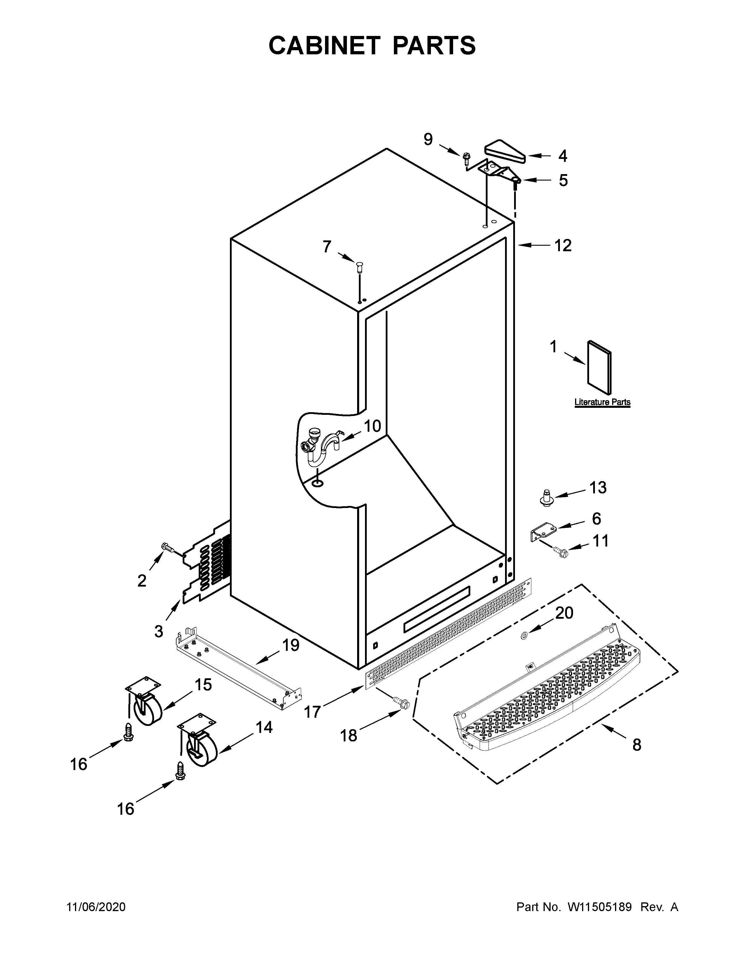 Cabinet parts
