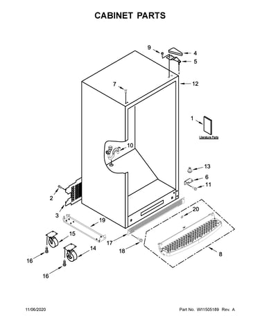 Cabinet parts