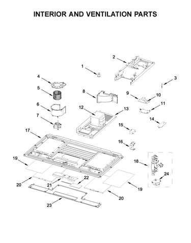 Interior and ventilation parts