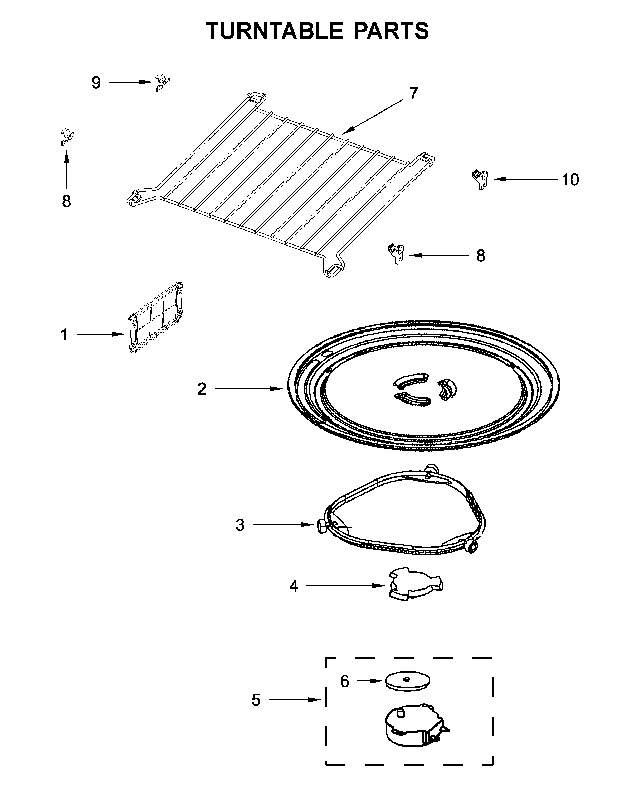 Turntable parts