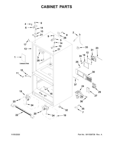 Cabinet parts