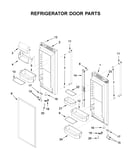 Refrigerator door parts