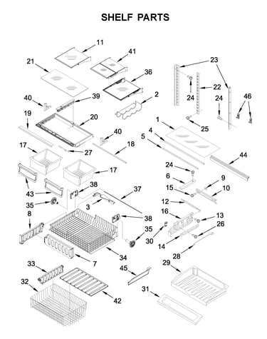Shelf parts