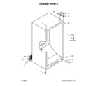 Amana AZF33X16DW06 cabinet parts diagram