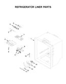 Refrigerator liner parts