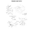Maytag MBR1957FEZ05 freezer liner parts diagram