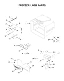 Freezer liner parts
