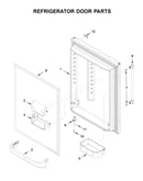 Refrigerator door parts