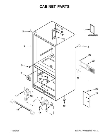 Cabinet parts