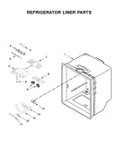 Refrigerator liner parts