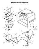 Freezer liner parts