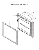 Freezer door parts