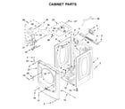 Maytag MGD5630HW2 cabinet parts diagram