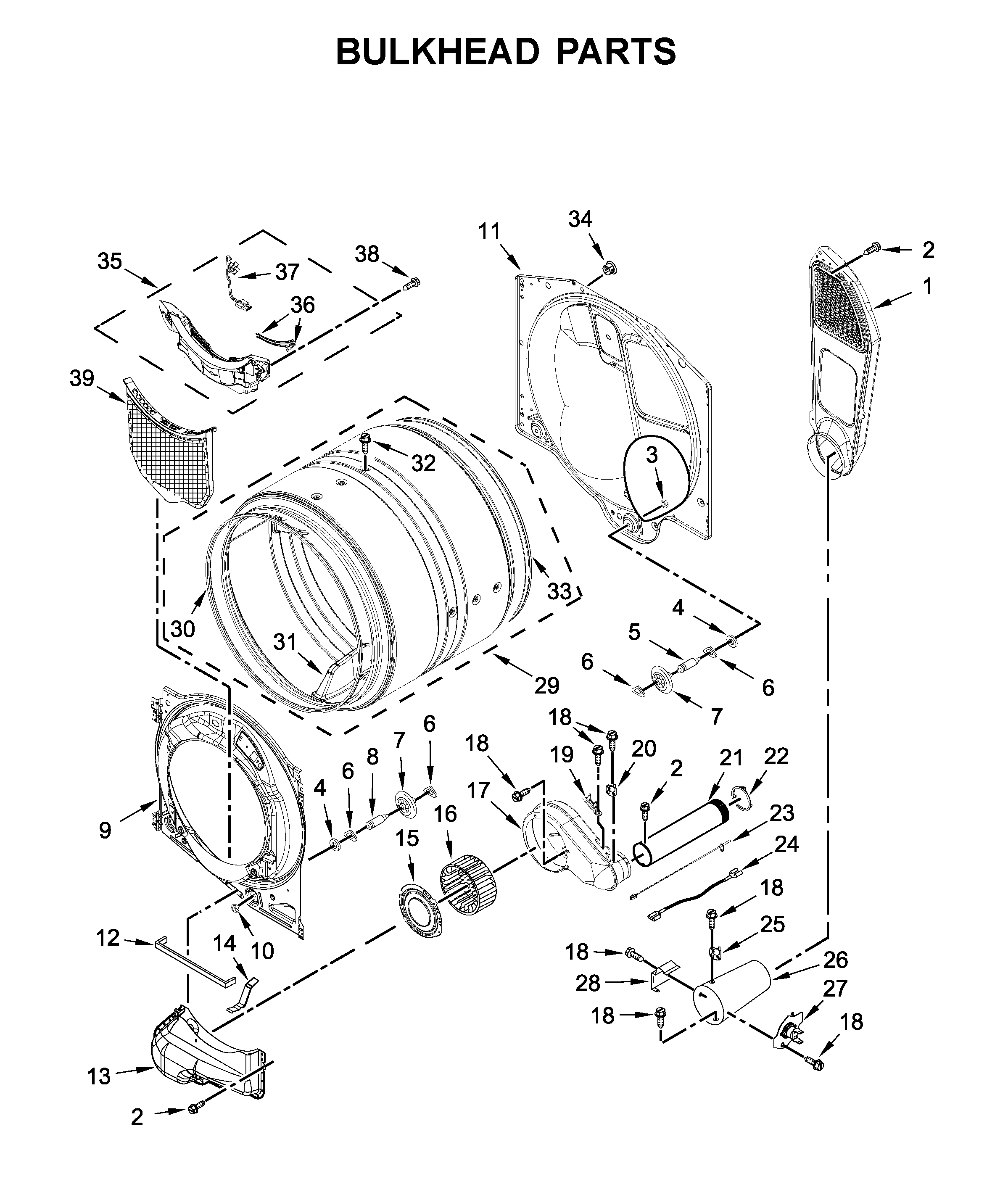 Bulkhead parts