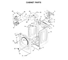 Maytag MED6630HC2 cabinet parts diagram