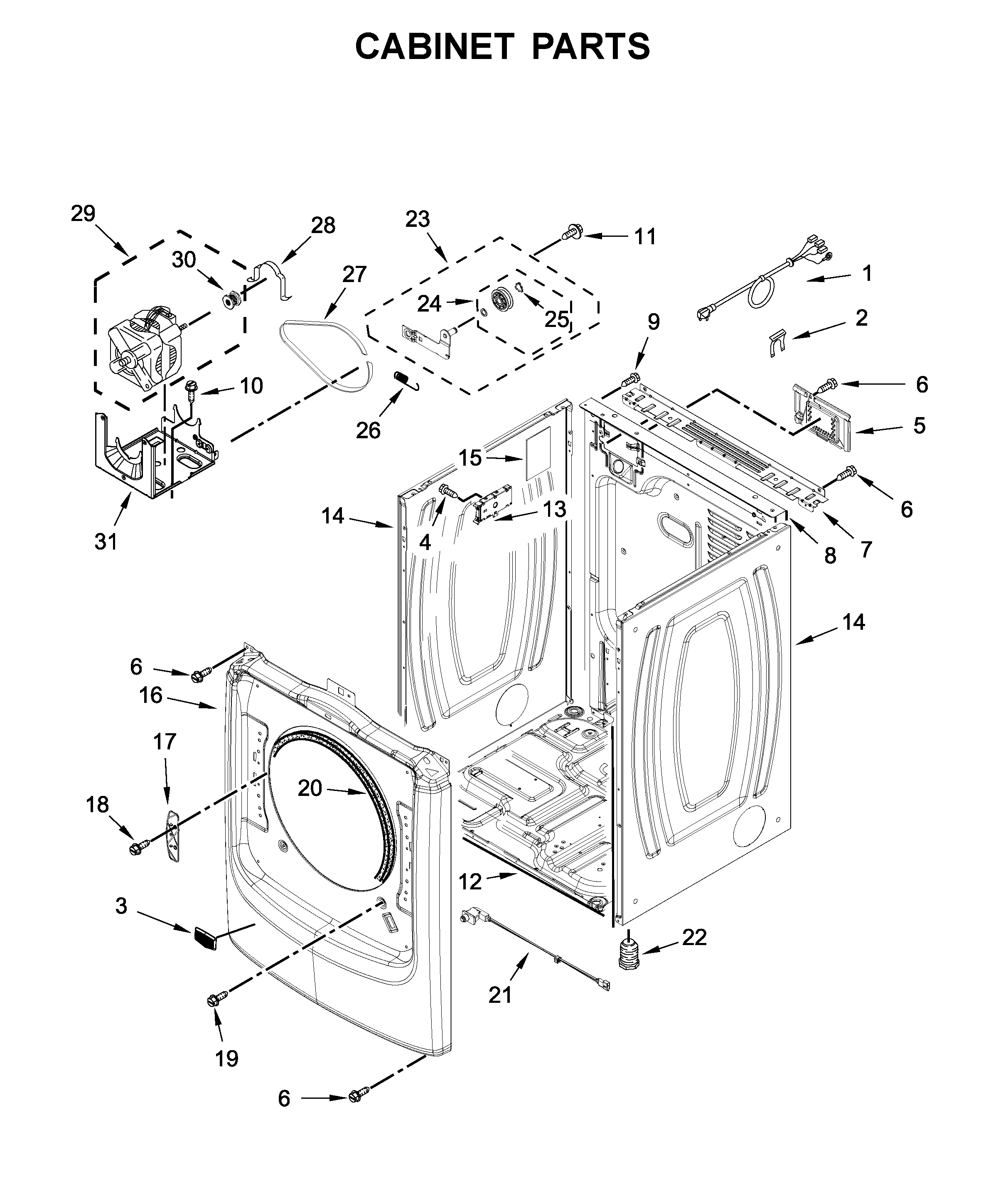 CABINET PARTS