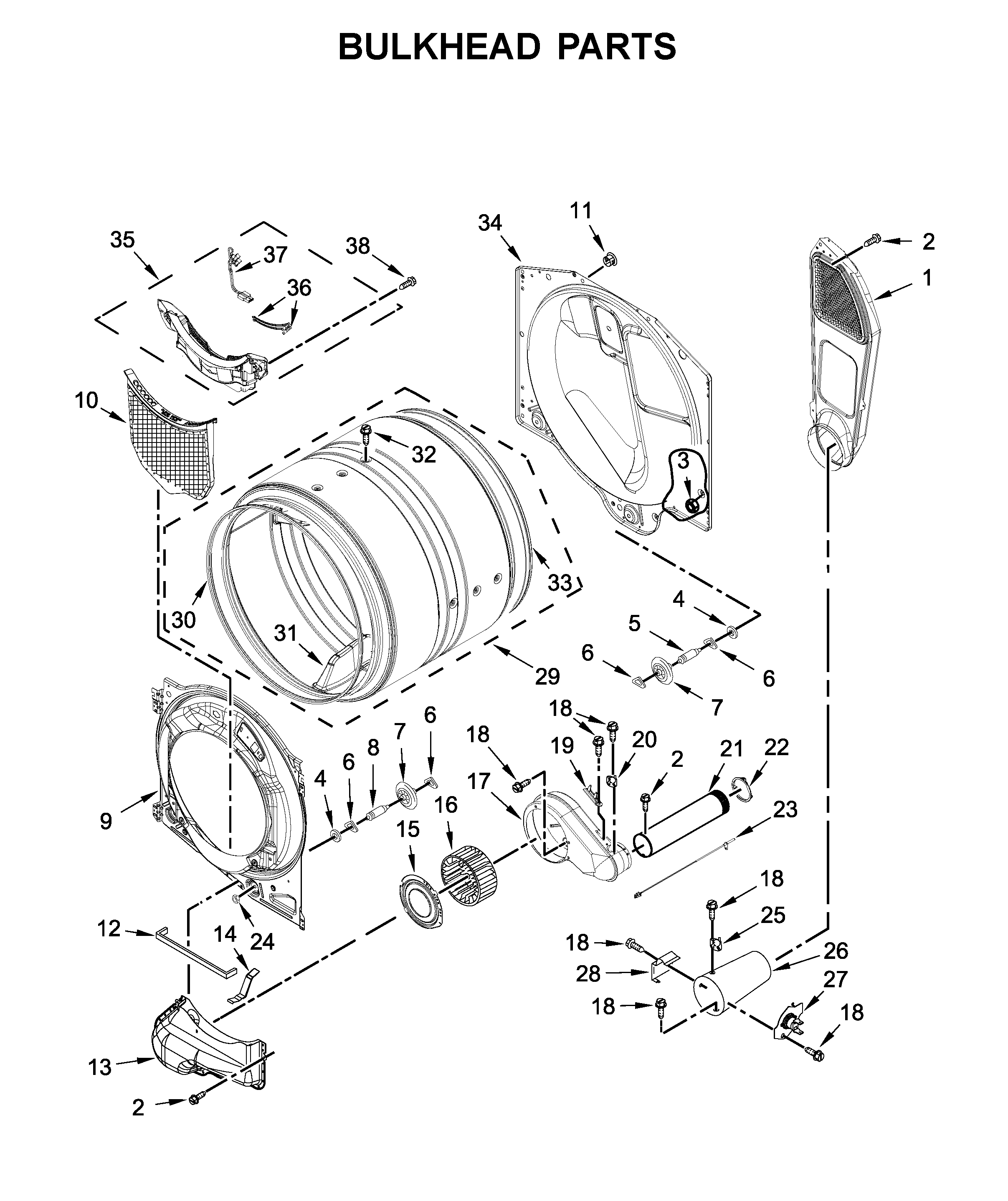 Bulkhead parts