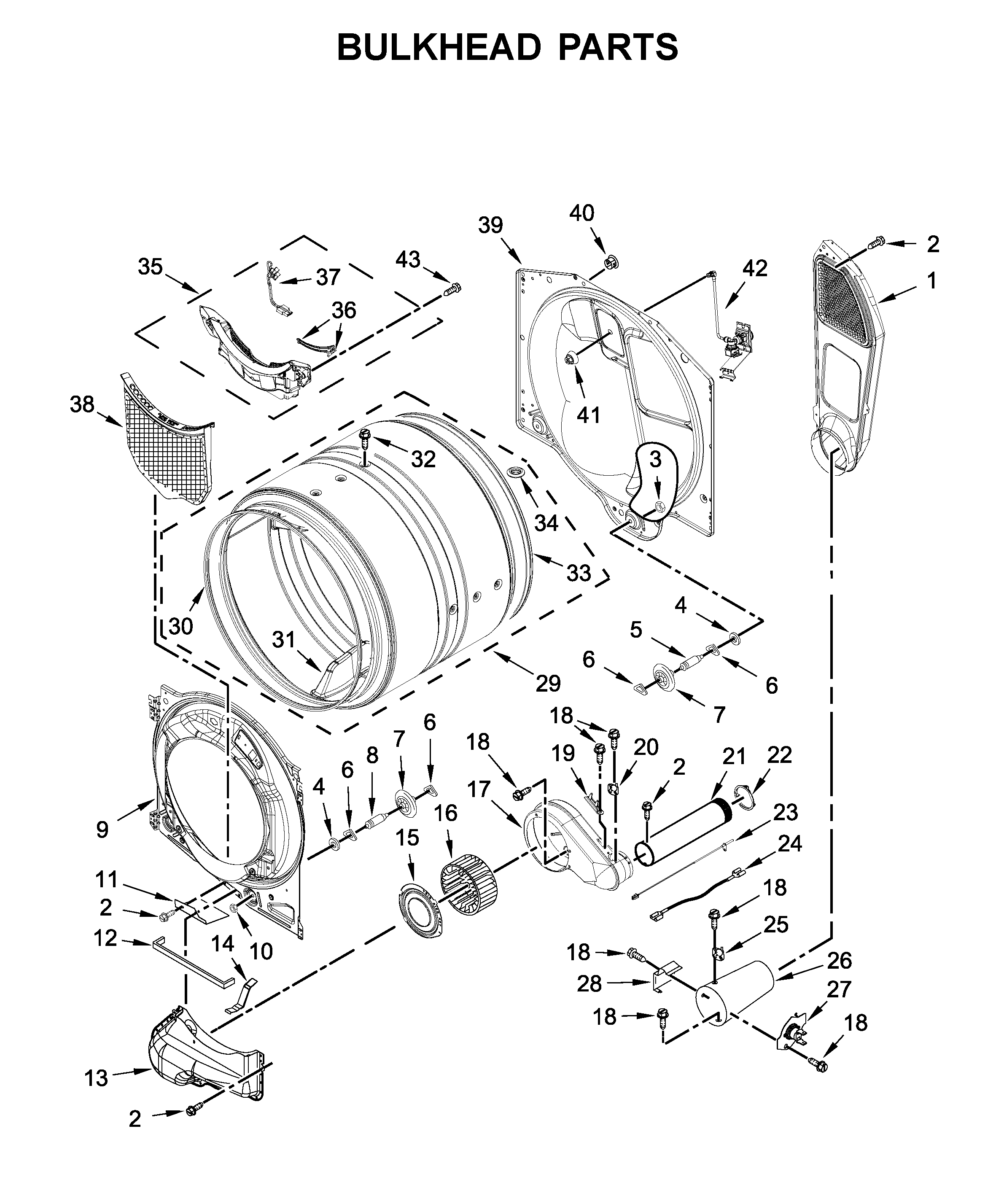 Bulkhead parts