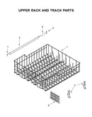 Upper rack and track parts