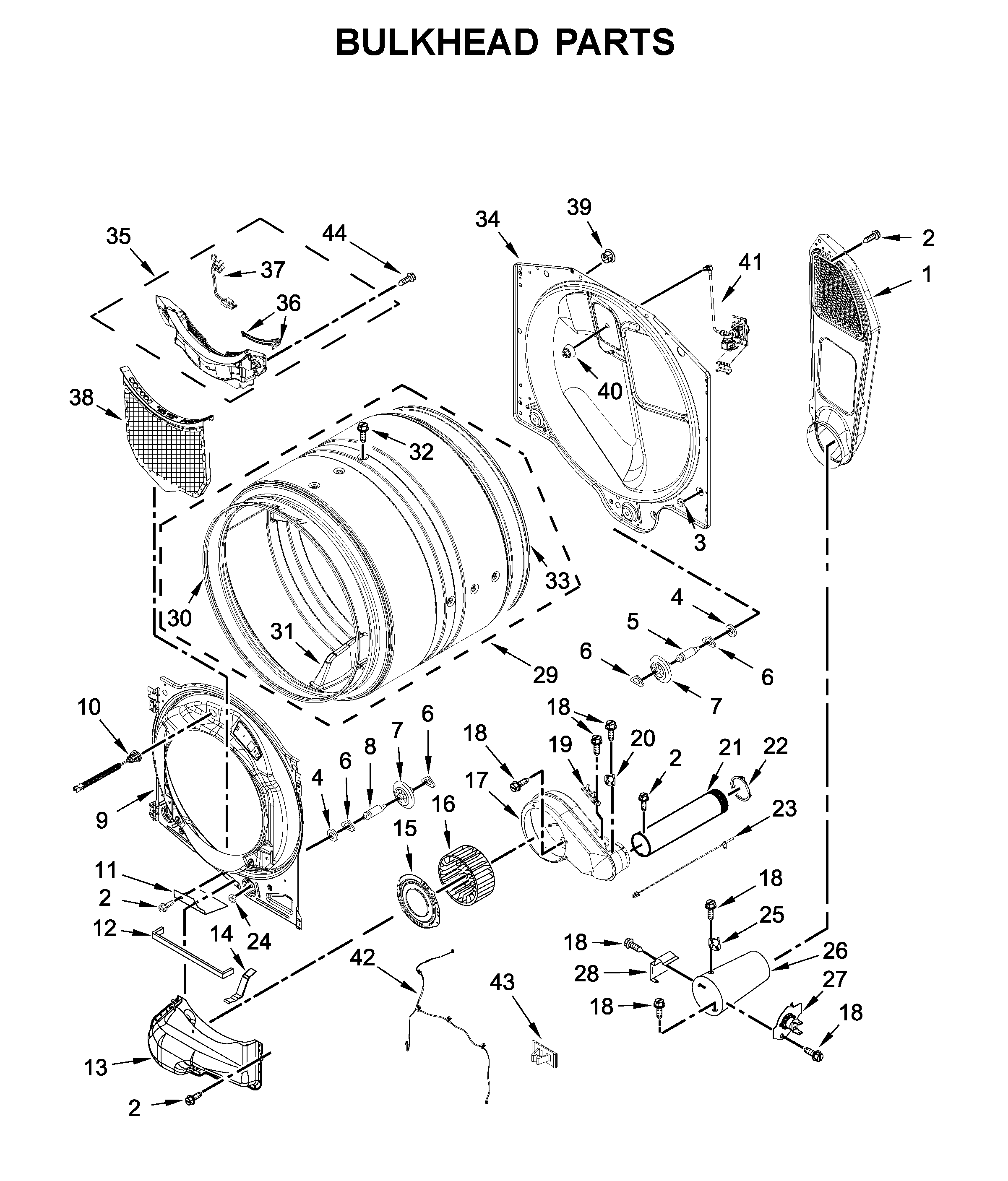 Bulkhead parts