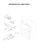 Refrigerator liner parts