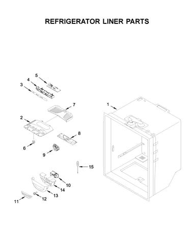 Refrigerator liner parts