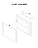 Freezer door parts