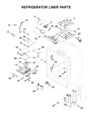 Refrigerator liner parts